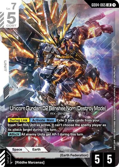 Unicorn Gundam 02 Banshee Norn (Destroy Mode)