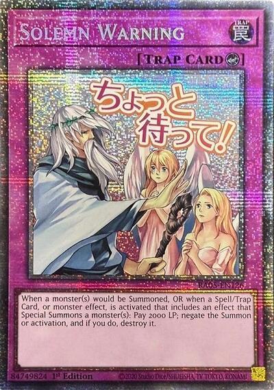 Solemn Warning (Starlight Rare)