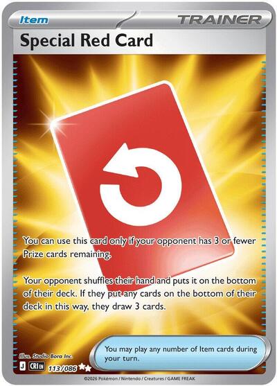Special Red Card 113 086